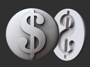 Paperweight - Dollar Sign