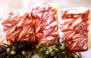 Candy Cane Soap