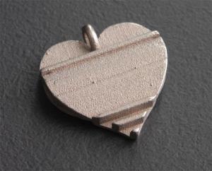 Secret Love Pendant - "back" view