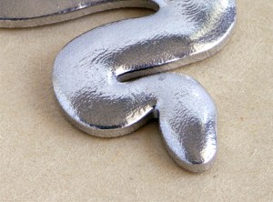 Silver Snake Pendant 
