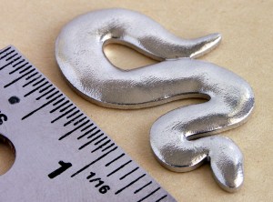 Silver Snake Pendant 