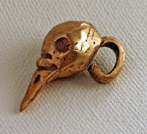 Bronze Bird Skull