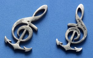 Anchors and Anthems Pendant complete