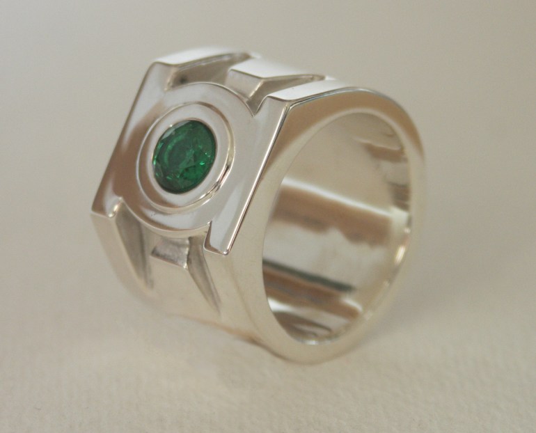 Green Lantern Ring, Silver