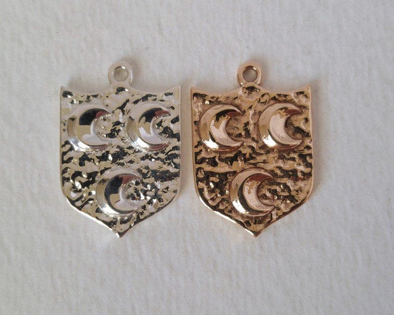 Family crest pendants
